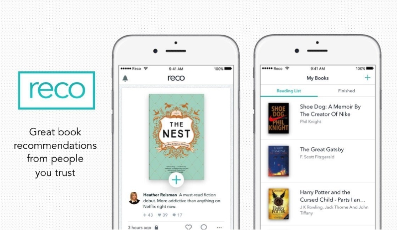 RECO, the first iOS mobile application of its kind, allows users to discover, share, capture, and discuss great books (PRNewsFoto/Indigo Books & Music Inc.)